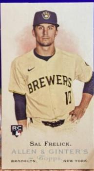 2024 Topps Allen & Ginter Rookie Design Variation Mini Sal Frelick #RD-9 card