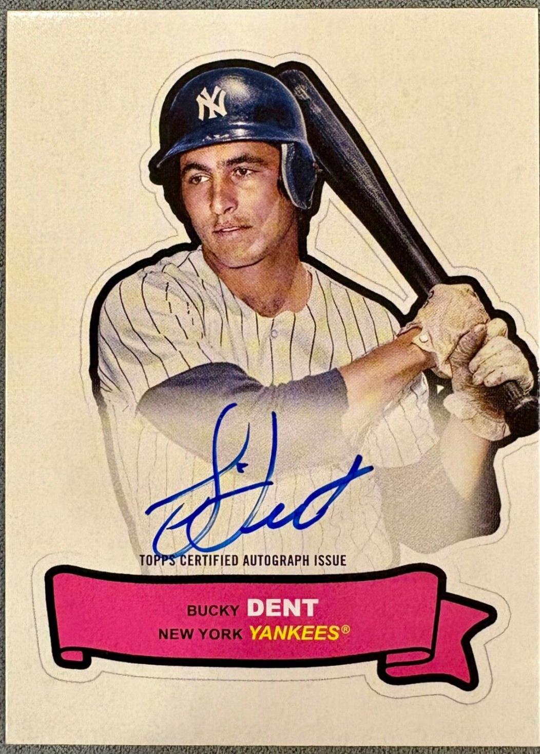 2024 Topps Archives 1968 Action All-Stars Autograph Bucky Dent #68AA-BD card