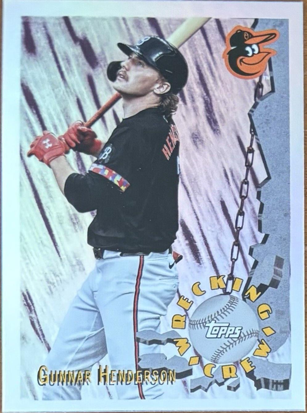 2024 Topps Archives 1996 Wrecking Crew Gunnar Henderson #96WC-3 card