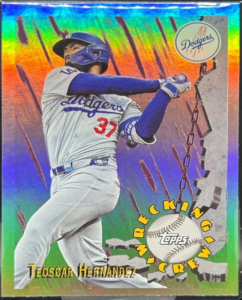2024 Topps Archives 1996 Wrecking Crew Teoscar Hernandez #96WC-12 card