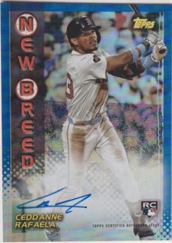 2024 Topps Archives 1999 New Breed Autograph Ceddanne Rafaela #99NBA-CR card