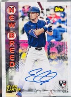 2024 Topps Archives 1999 New Breed Autograph Evan Carter #99NBA-EC card