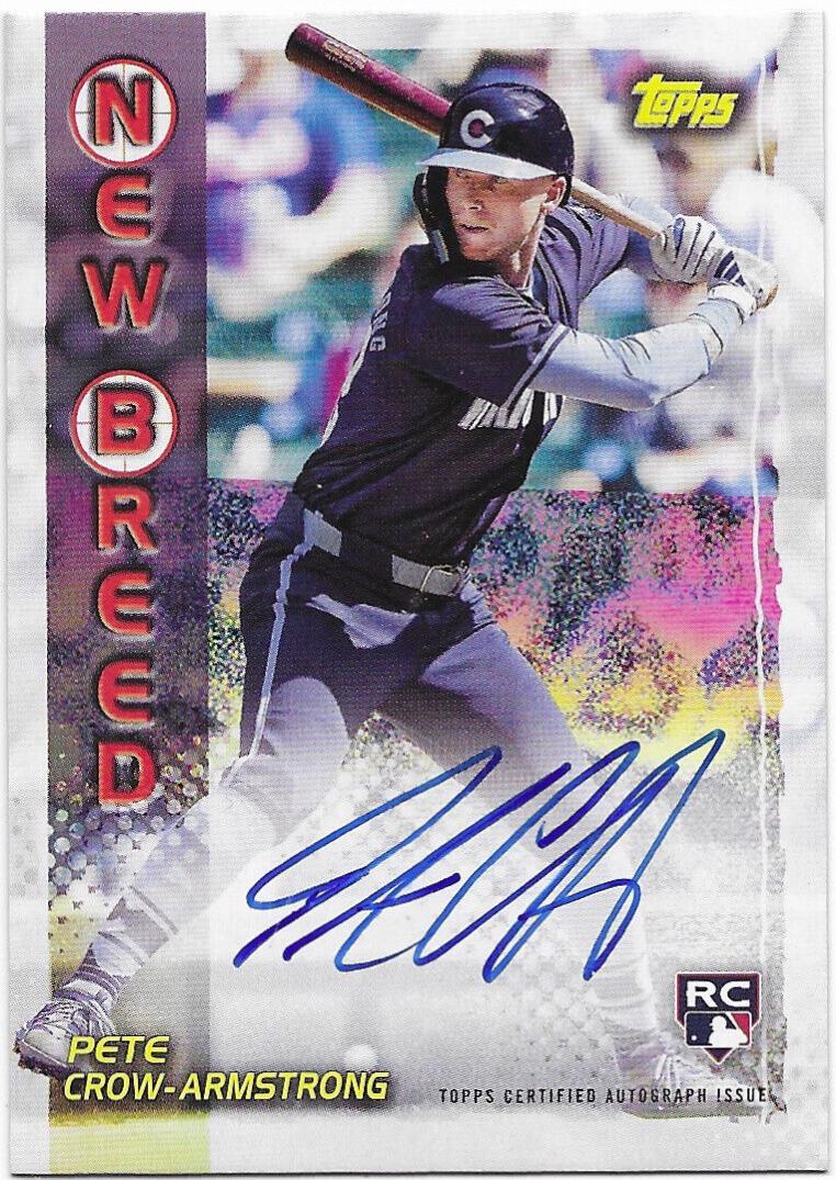 2024 Topps Archives 1999 New Breed Autograph Pete Crow-Armstrong #99NBA-PC card
