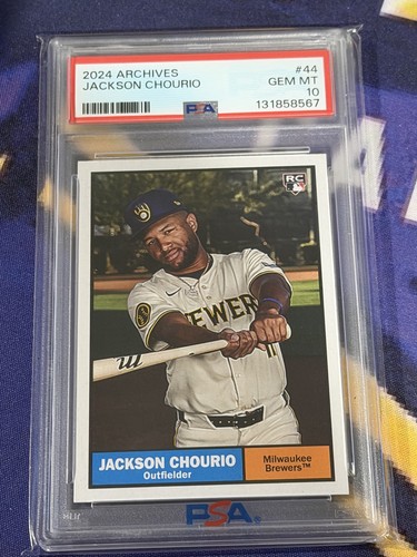 2024 Topps Archives Jackson Chourio #44 card