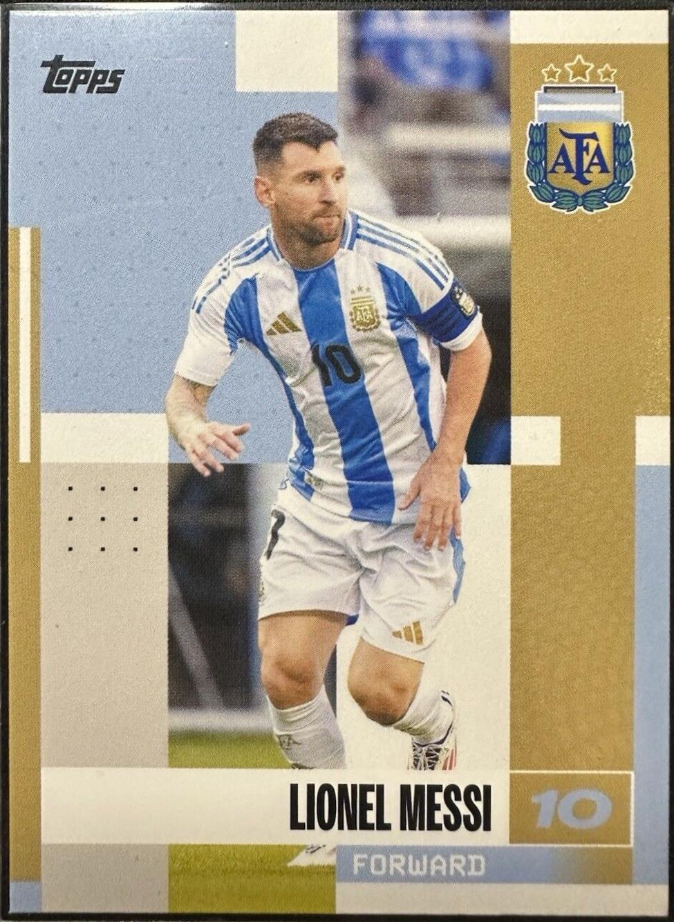 2024 Topps Argentina Team Set Lionel Messi #19 card