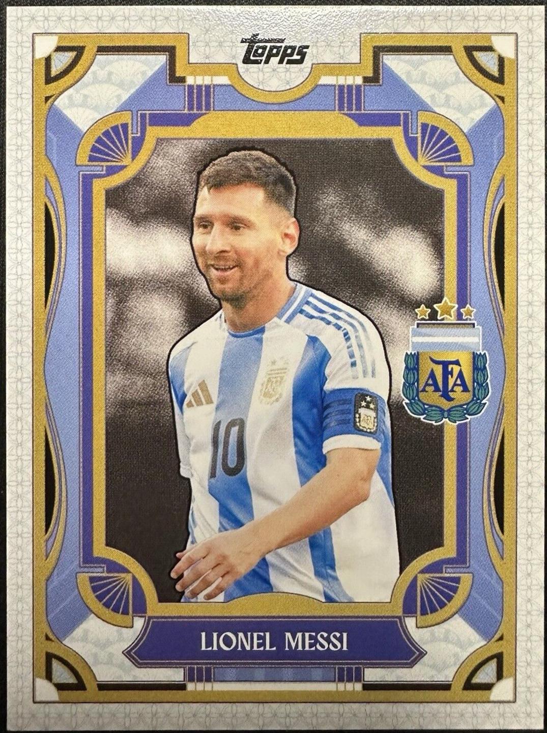 2024 Topps Argentina Team Set Lionel Messi #36 card