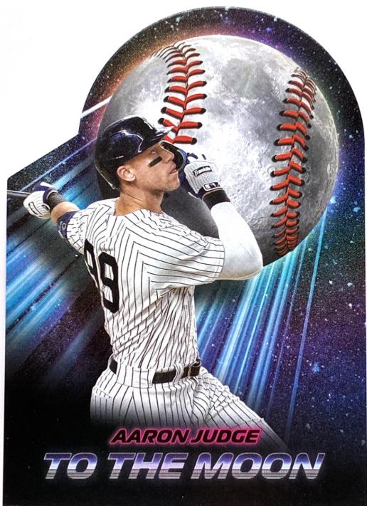 2024 Topps Big League Baseball To the Moon Die-Cut Aaron Judge #TM-21 card