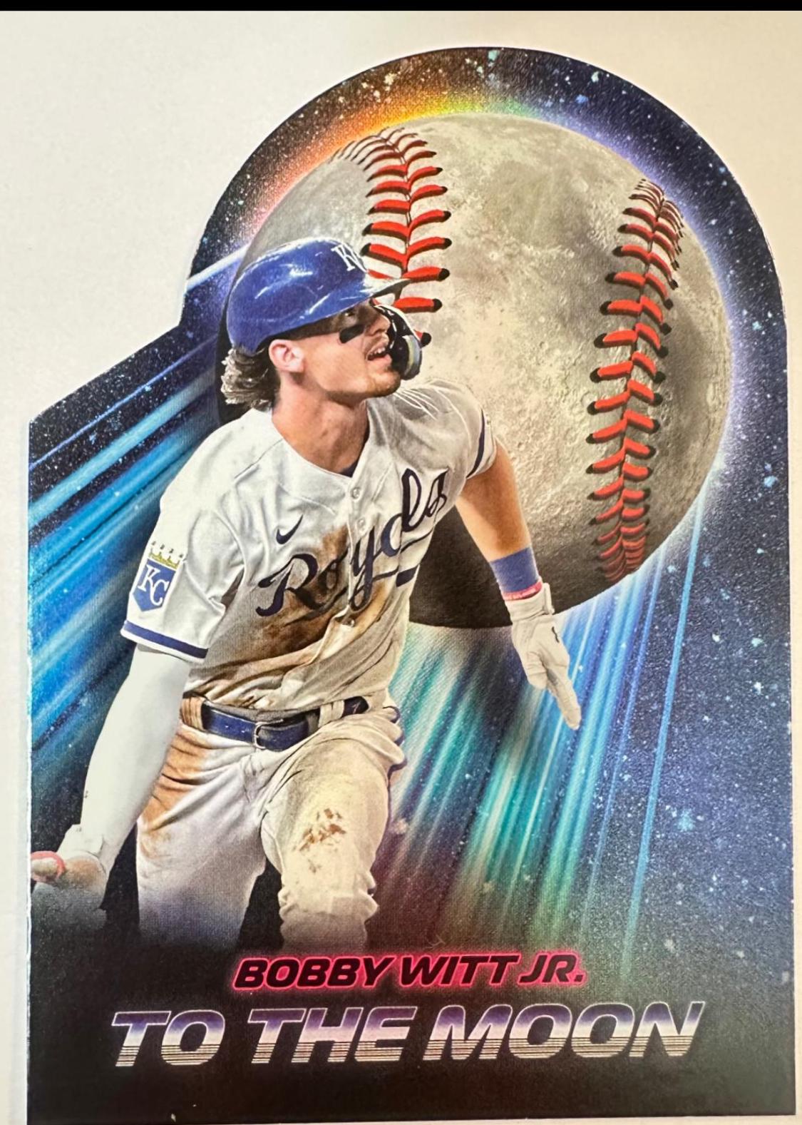 2024 Topps Big League Baseball To the Moon Die-Cut Bobby Witt Jr. #TM-10 card
