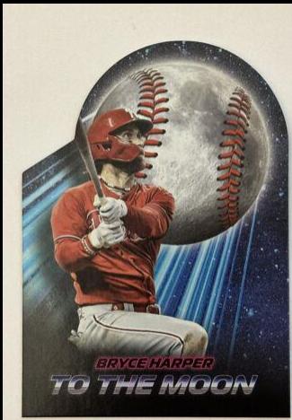 2024 Topps Big League Baseball To the Moon Die-Cut Bryce Harper #TM-3 card