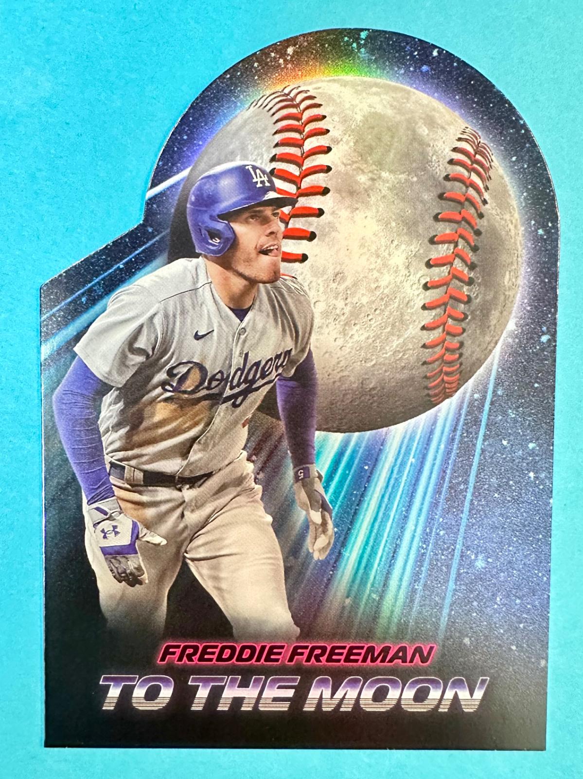 2024 Topps Big League Baseball To the Moon Die-Cut Freddie Freeman #TM-47 card