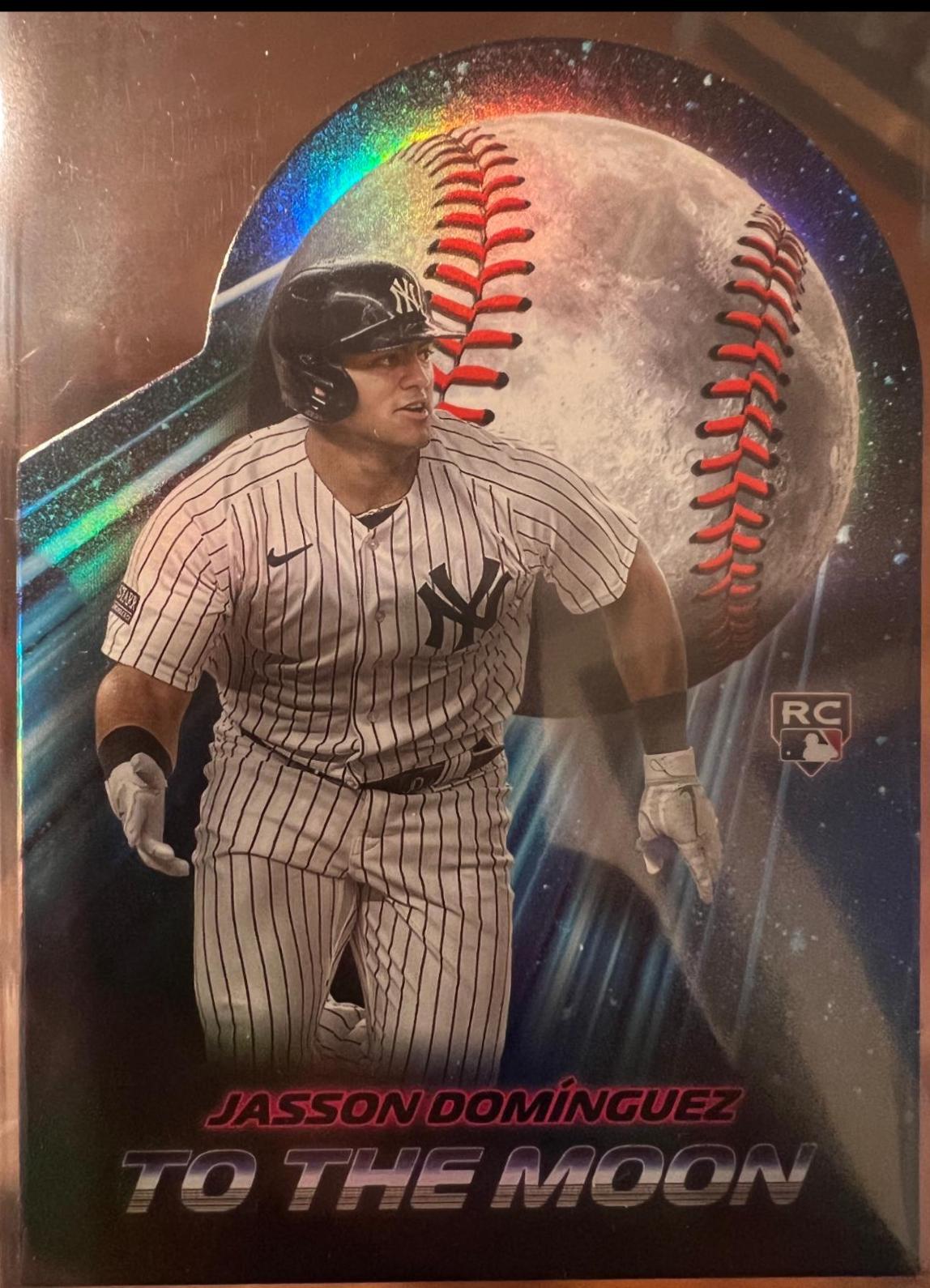 2024 Topps Big League Baseball To the Moon Die-Cut Jasson Dominguez #TM-33 card