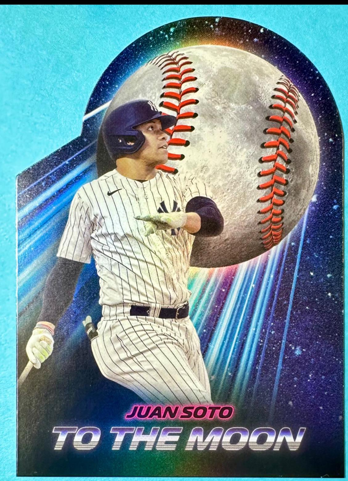 2024 Topps Big League Baseball To the Moon Die-Cut Juan Soto #TM-7 card