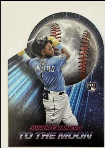 2024 Topps Big League Baseball To the Moon Die-Cut Junior Caminero #TM-37 card