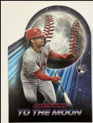 2024 Topps Big League Baseball To the Moon Die-Cut Masyn Winn #TM-20 card
