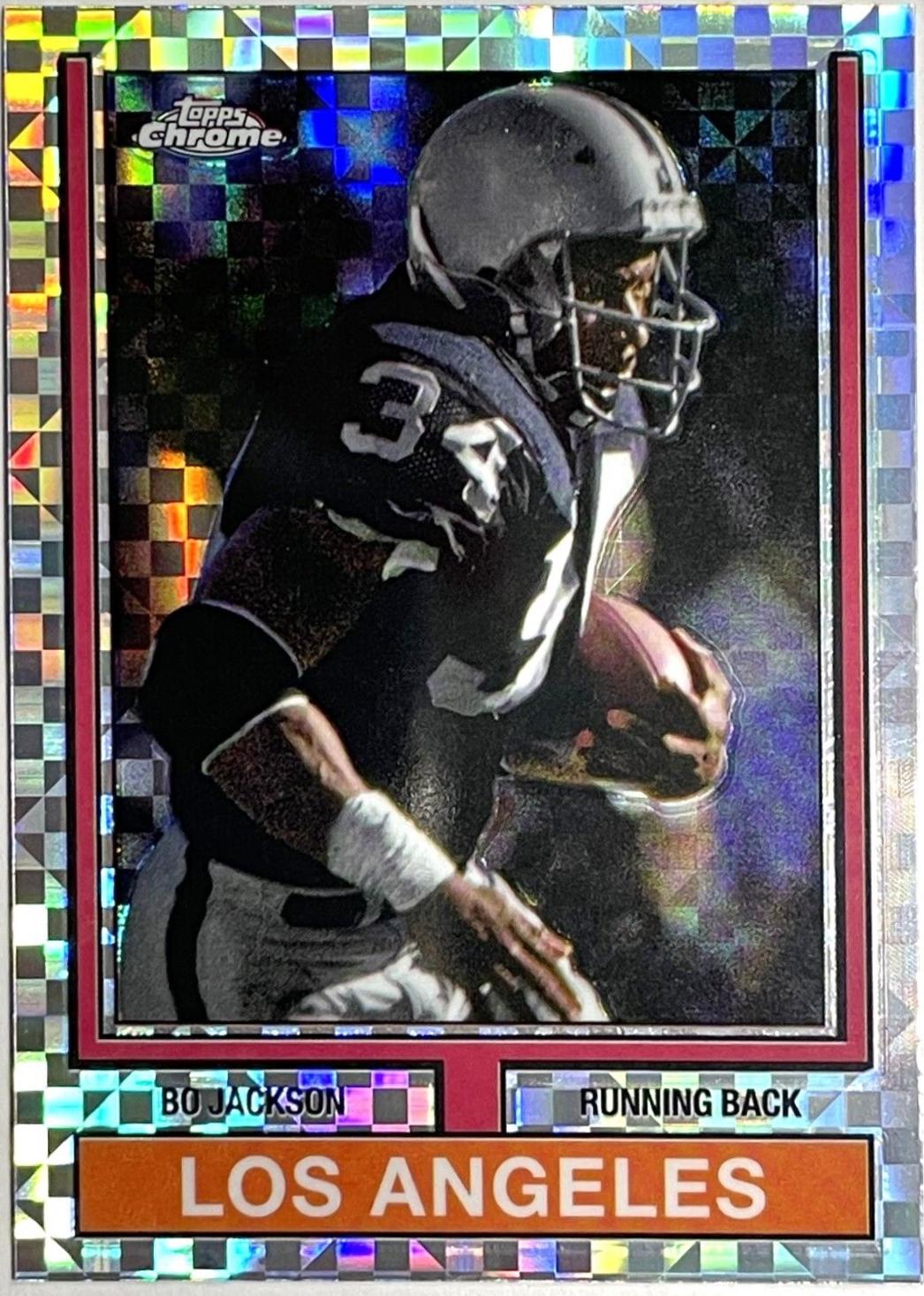 2024 Topps Chrome 1974 Bo Jackson [X-Fractor] #74TF-21 card