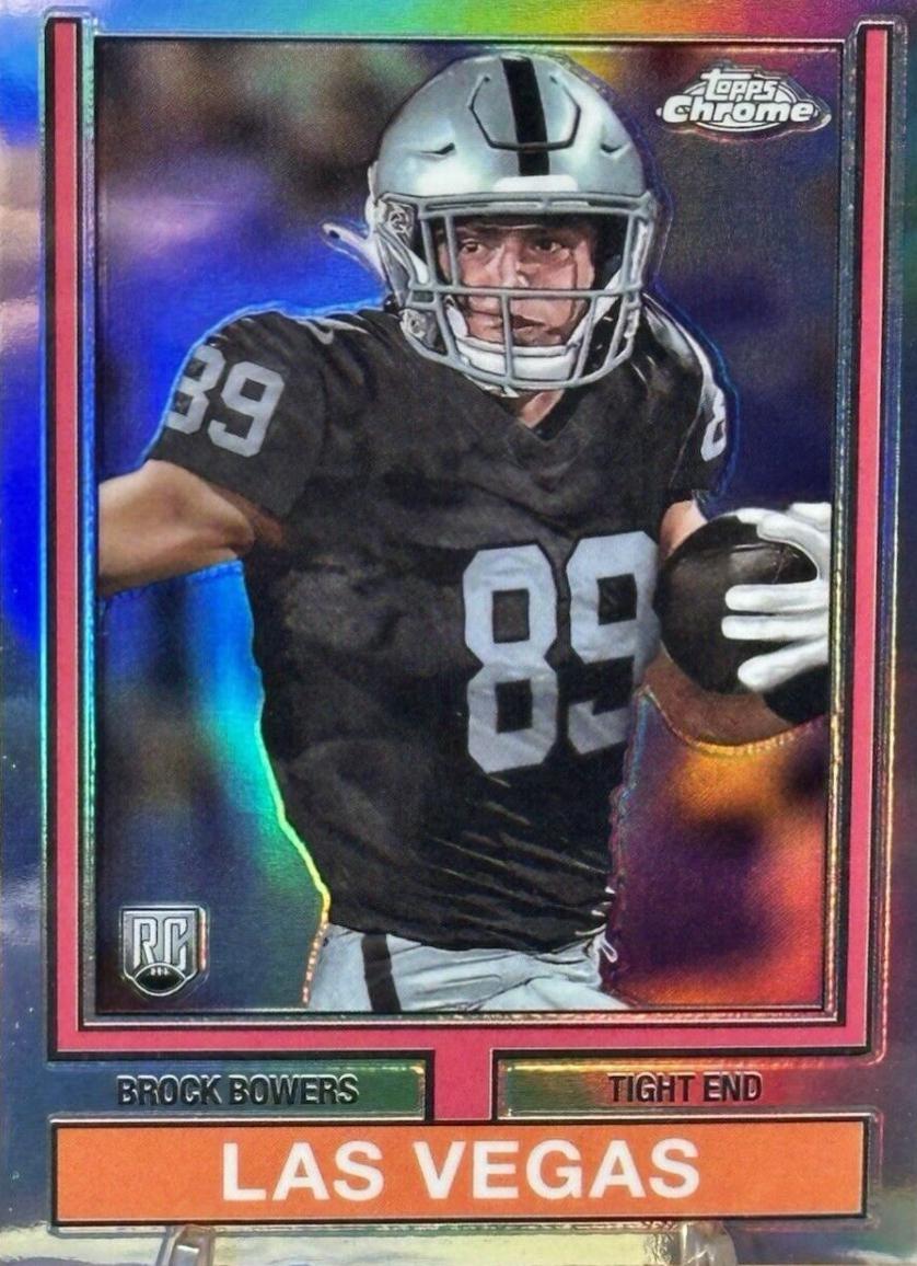 2024 Topps Chrome 1974 Brock Bowers [Refractor] #74TF-12 card