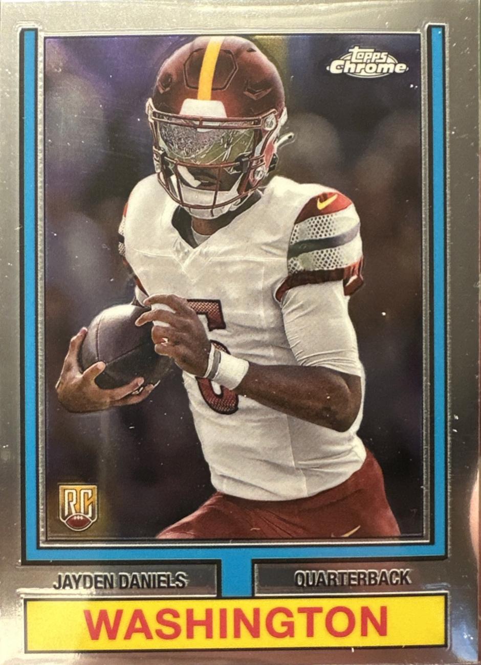 2024 Topps Chrome 1974 Jayden Daniels #74TF-2 card