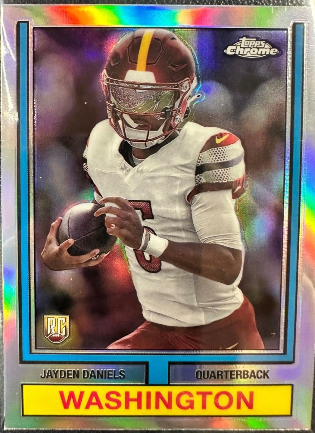 2024 Topps Chrome 1974 Jayden Daniels [Refractor] #74TF-2 card