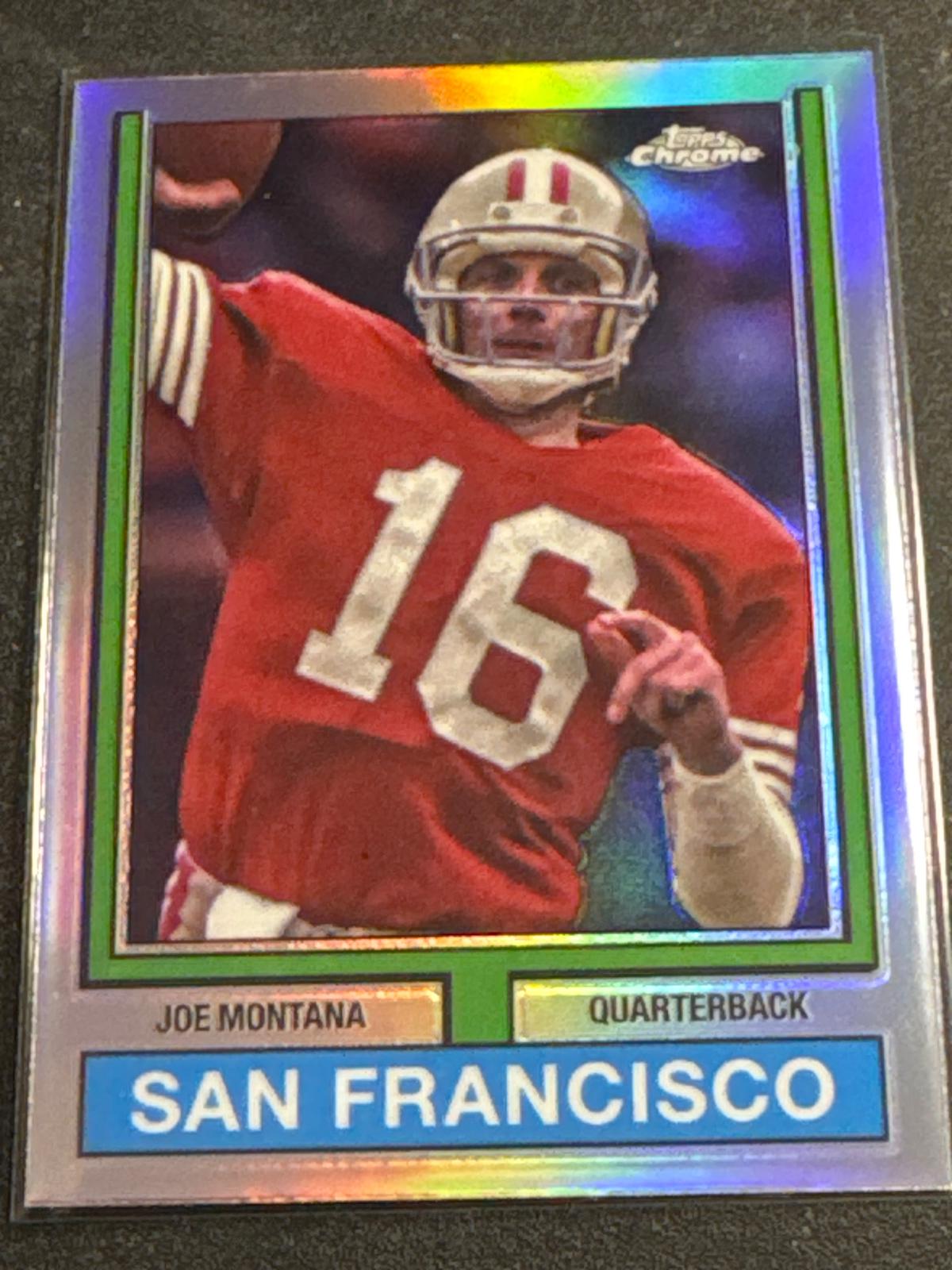 2024 Topps Chrome 1974 Joe Montana [Refractor] #74TF-18 card
