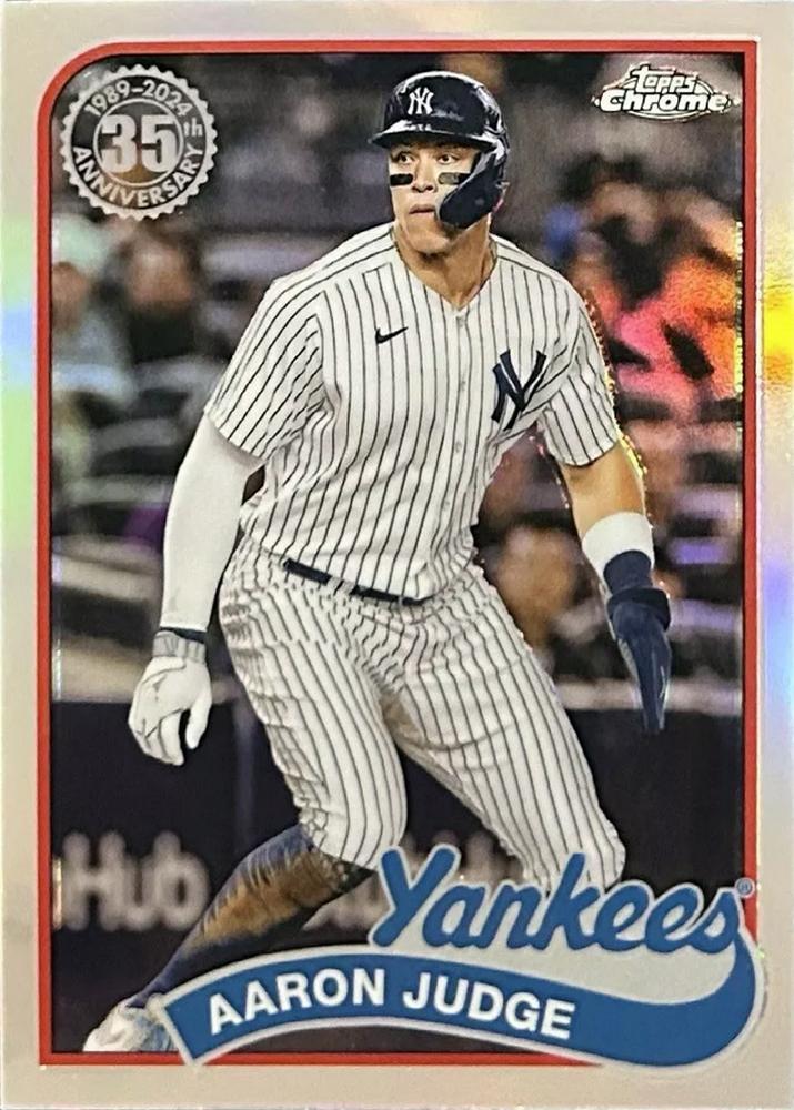 2024 Topps Chrome 1989 Aaron Judge #89CB-2 card