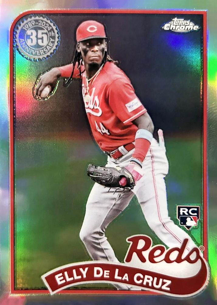 2024 Topps Chrome 1989 Elly De La Cruz #89CB-11 card