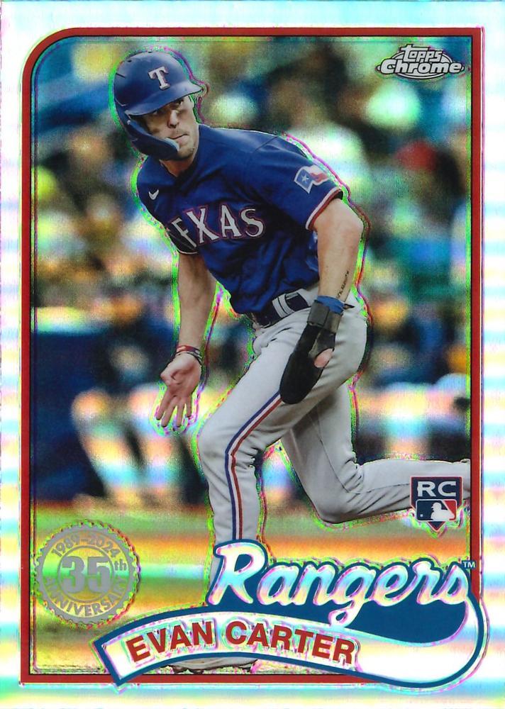 2024 Topps Chrome 1989 Evan Carter #89CB-13 card