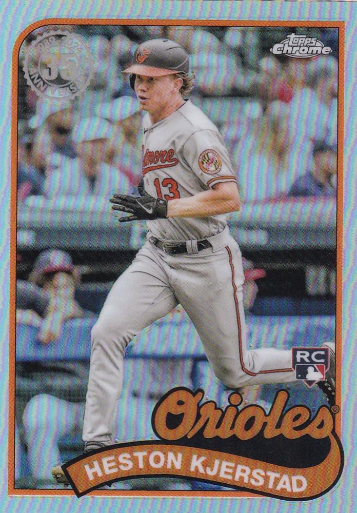 2024 Topps Chrome 1989 Heston Kjerstad #89CB-18 card