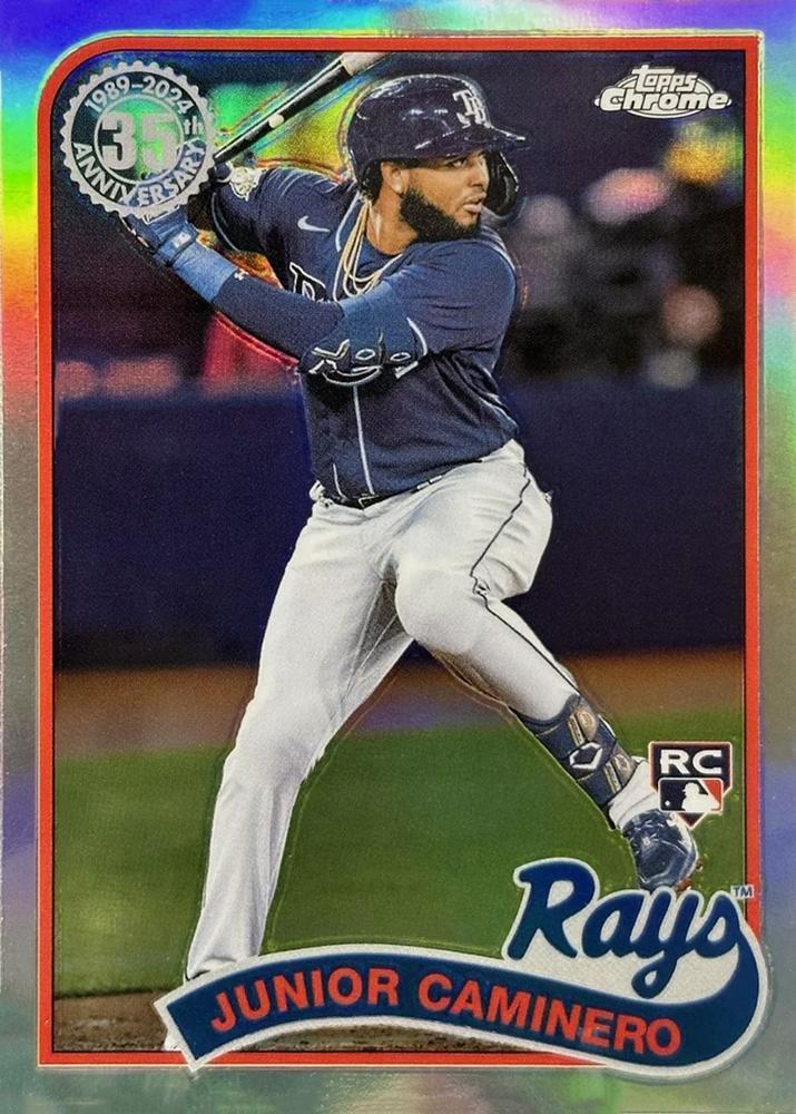 2024 Topps Chrome 1989 Junior Caminero #89CB-15 card