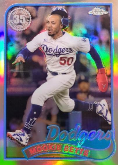 2024 Topps Chrome 1989 Mookie Betts #89CB-4 card