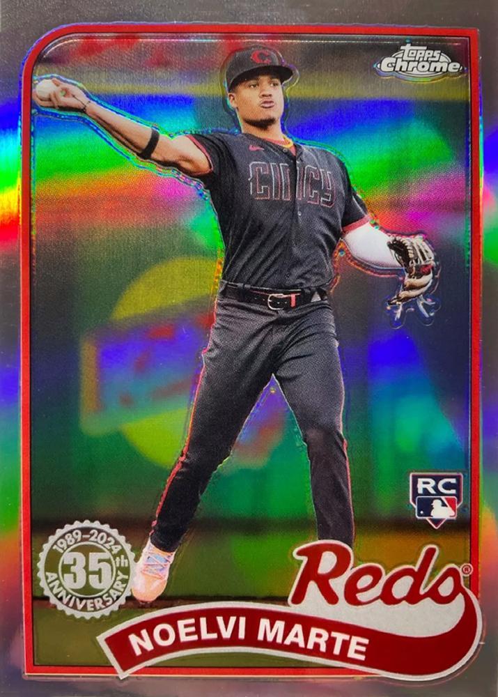 2024 Topps Chrome 1989 Noelvi Marte #89CB-16 card