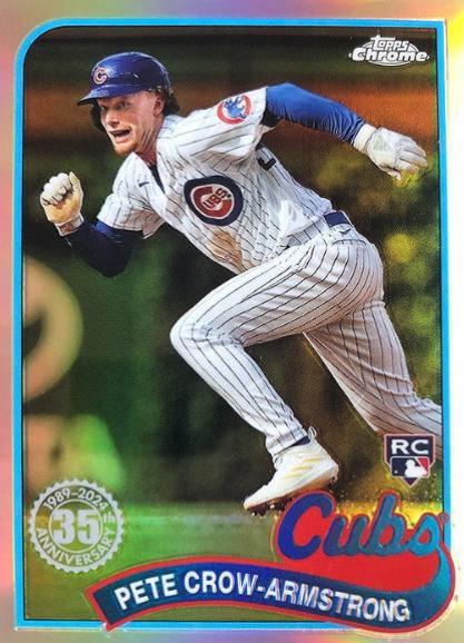2024 Topps Chrome 1989 Pete Crow-Armstrong #89CB-19 card