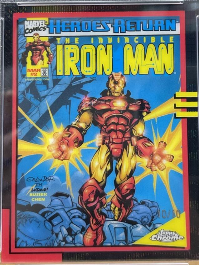 2024 Topps Chrome 90s Iron Man 2 [Black Wave] #MN-1 card