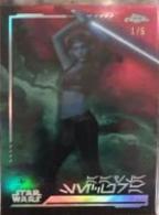 2024 Topps Chrome Aayla Secura [Dathomir Red Refractor] #143 card