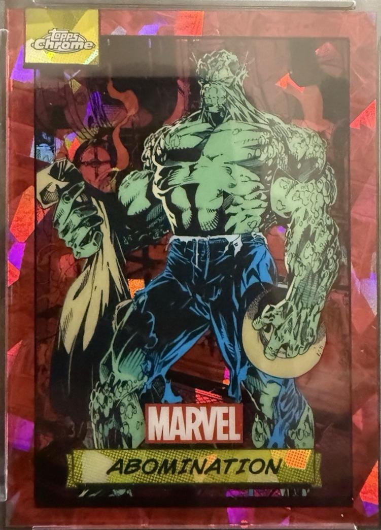 2024 Topps Chrome Abomination [Red Sapphire] #48 card