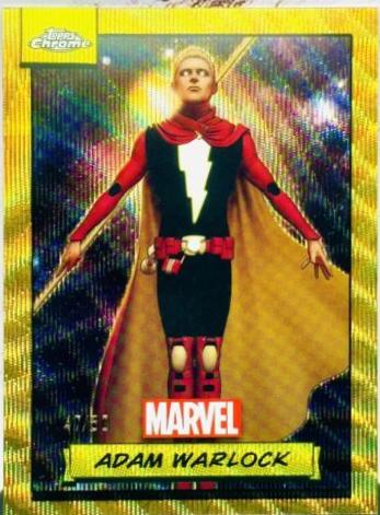 2024 Topps Chrome Adam Warlock [Gold Wave] #4 card