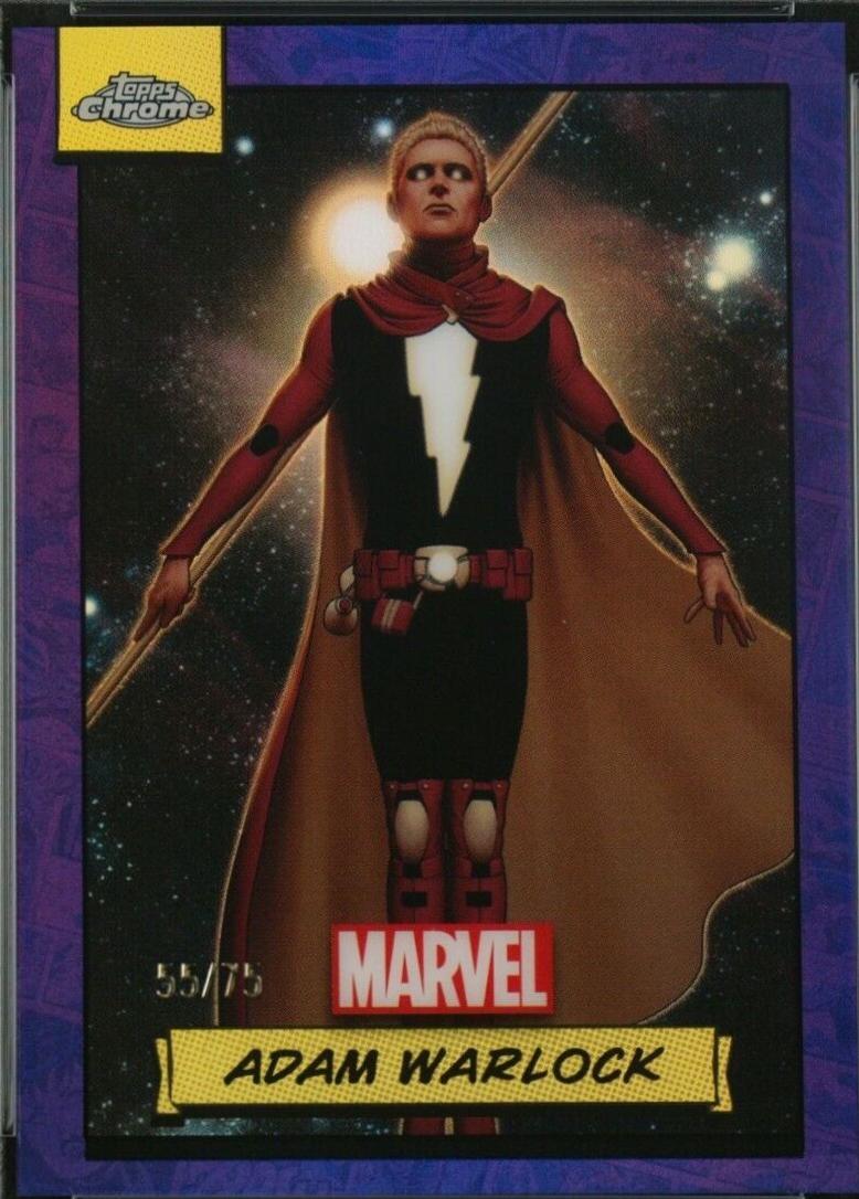 2024 Topps Chrome Adam Warlock [Purple Refractor] #4 card