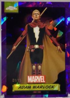 2024 Topps Chrome Adam Warlock [Purple Sapphire] #4 card