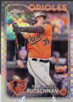 2024 Topps Chrome Adley Rutschman [XFractor] #80 card