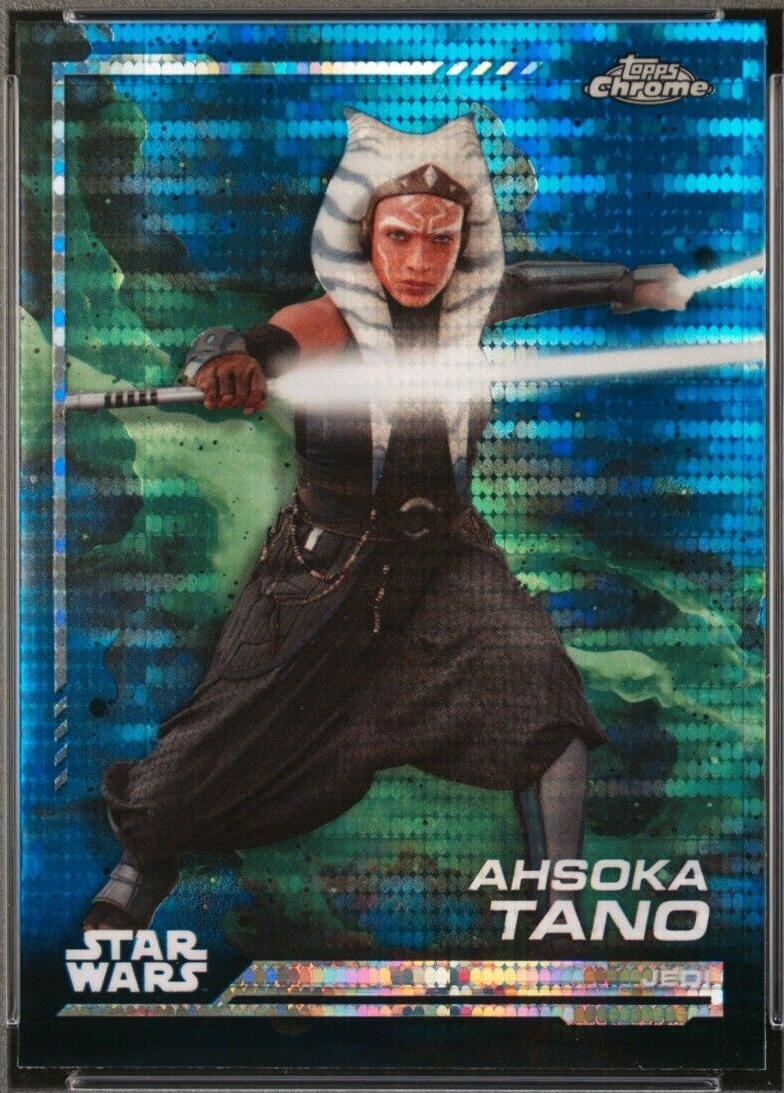 2024 Topps Chrome Ahsoka Tano [Blue Pulsar Refractor] #1 card