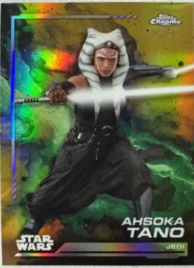 2024 Topps Chrome Ahsoka Tano [Gold Refractor] #1 card