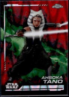 2024 Topps Chrome Ahsoka Tano [Red Wave Refractor] #1 card