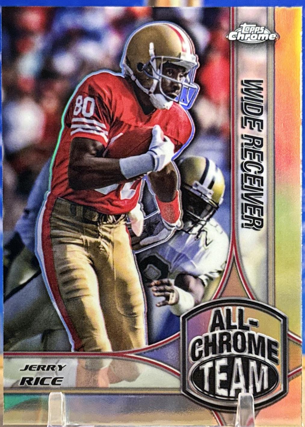 2024 Topps Chrome All-Chrome Team Jerry Rice [Refractor] #ACT-4 card