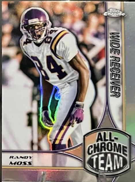 2024 Topps Chrome All-Chrome Team Randy Moss [Refractor] #ACT-5 card