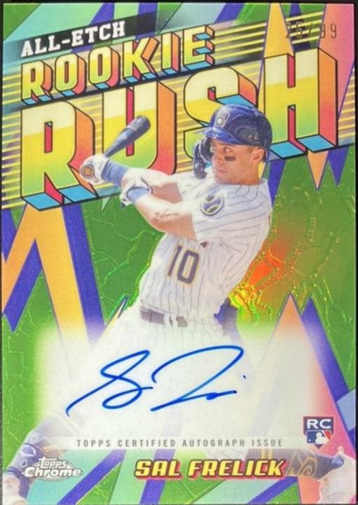 2024 Topps Chrome All Etch Rookie Rush Autograph Sal Frelick #CERA-SF card