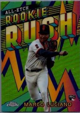 2024 Topps Chrome All Etch Rookie Rush Marco Luciano #CERR-5 card
