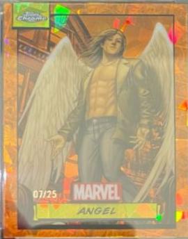 2024 Topps Chrome Angel [Orange Sapphire] #93 card
