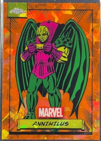 2024 Topps Chrome Annihilus [Orange Sapphire] #20 card