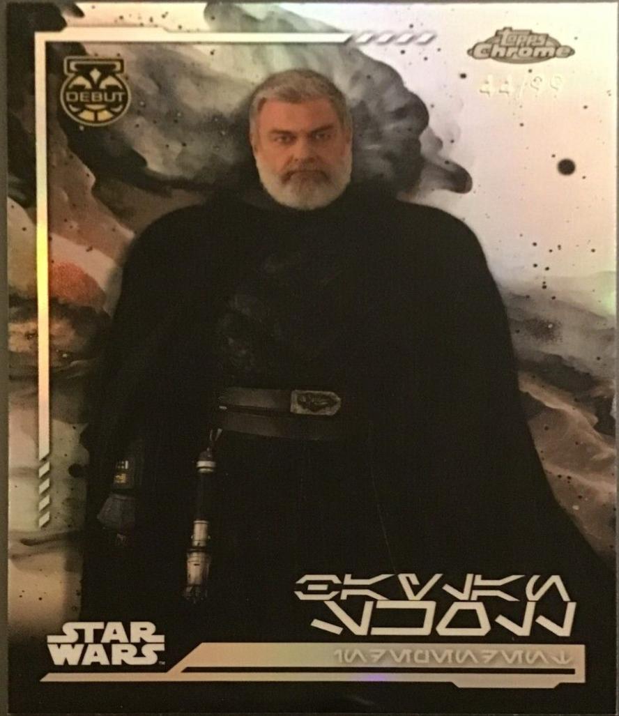 2024 Topps Chrome Baylan Skoll [Aurebesh Variation] #AV-5 card