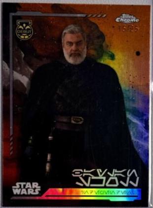 2024 Topps Chrome Baylan Skoll [Orange Refractor Aurebesh Variation] #AV-5 card