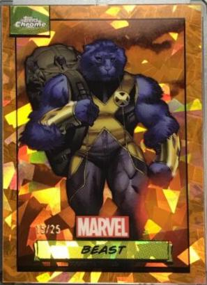 2024 Topps Chrome Beast [Orange Sapphire] #82 card